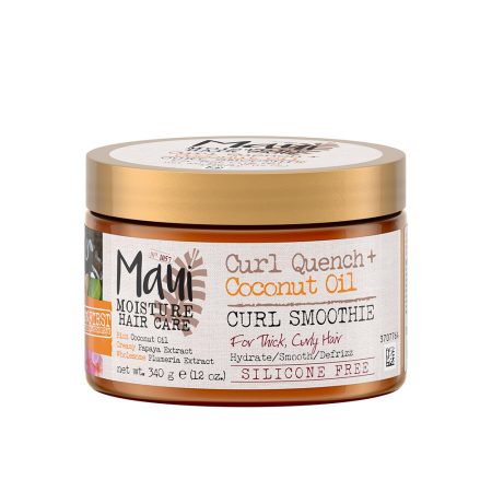 ماسک موی فر کننده مائویی مویسچر حاوی روغن نارگیل Maui Moisture CURL QUENCH + COCONUT OIL CURL SMOOTHIE