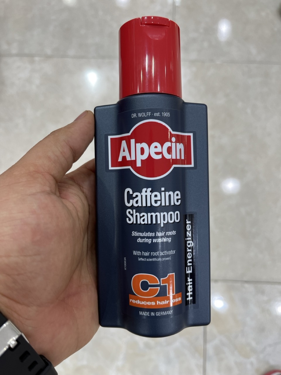 شامپو آلپسین سی وان کافئین دار و ضد ریزش Alpecin Caffeine Shampoo C1
