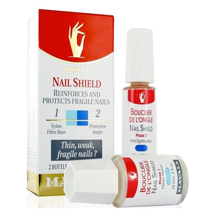 تقویت کننده دو مرحله ای ناخن ماوالا Mavala Nail Shield Reinforces and protects fragile nails