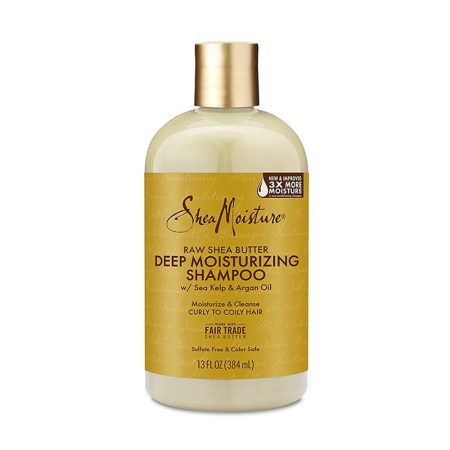 شامپو حاوی شی باتر شی مویسچر SheaMoisture Raw Shea Butter Deep Moisturizing Shampoo