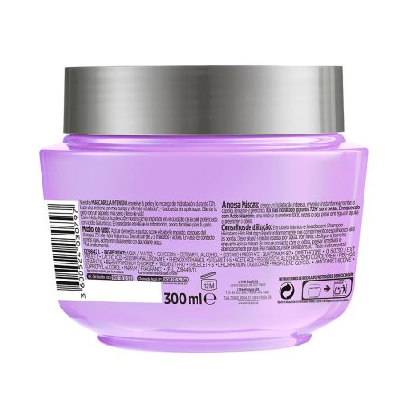 ماسک مو مرطوب کننده 72 ساعته لورال حجم loreal Hyaluronic Acid Mask 300ml