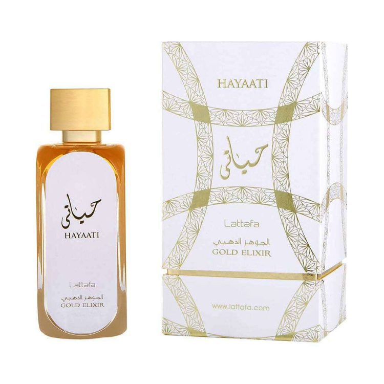 عطر ادکلن لطافه حیاتی گلد الکسیر Lattafa Hayaati Gold Elixir