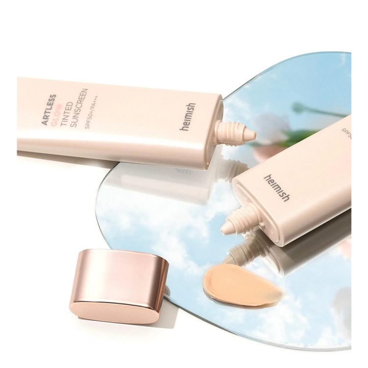 ضد آفتاب رنگی هیمیش آرتلس گلو Heimish Artless Glow Tinted Sunscreen SPF50