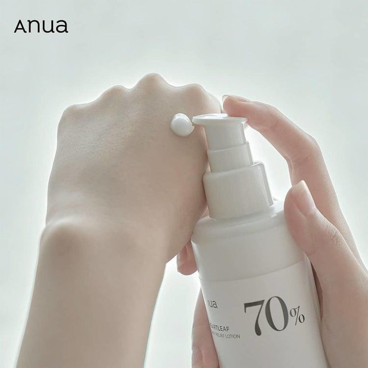 لوسیون آبرسان و تسکین دهنده آنوا ANUA Heartleaf 70% Daily Relief Lotion