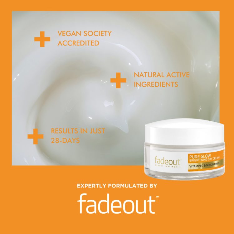 کرم روشن کننده شب ویتامین سی فیداوت Fadeout Pure Glow Whitening Night Cream