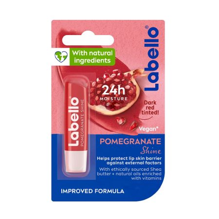 بالم لب مرطوب کننده 24 ساعته انار لابلو Labello Lip Balm 24h Moisture Pomegranate Shine