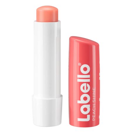 بالم لب مرطوب کننده 24 ساعته هلو لابلو Labello 24h moisture Lip Balm Peach Shine