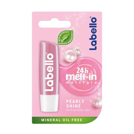 بالم لب مرطوب کننده پرلی شاین لابلو Labello Moisture Pearly Shine Lip Balm