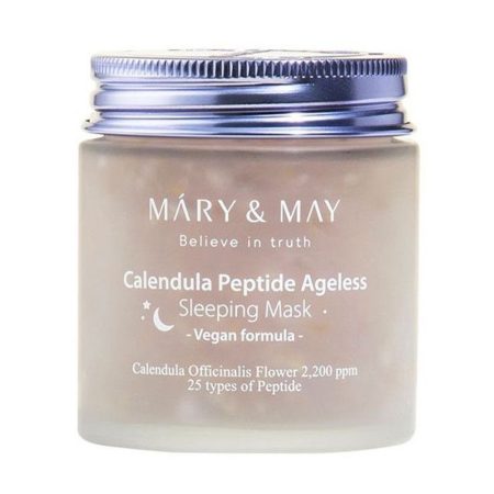 ماسک خواب جوانساز تسکین دهنده پپتید عصاره کالاندولا مری اند می Mary & May Calendula Peptide Ageless Sleeping Mask