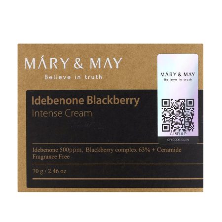 کرم ضد چروک ایدبنون و بلک بری مری اند می Mary & May Idebenone Blackberry Intense Cream