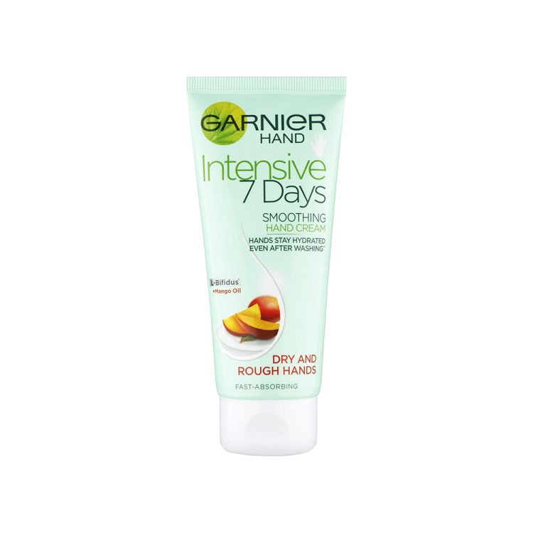 کرم آبرسان نرم کننده دست انبه گارنیه Garnier Intensive 7 Days Smoothing Mango Hand Cream