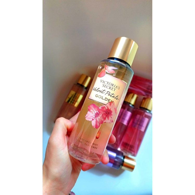 بادی اسپلش ولوت پتالز گلدن ویکتوریا سیکرت Victoria’s Secret Velvet Petals Golden Fragrance Mist