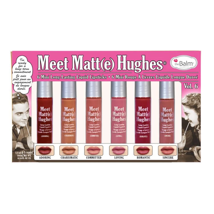 ست مینی رژلب مایع د بالم theBalm Meet Matt(e) Hughes® Vol. 6 liquid matte lipstick