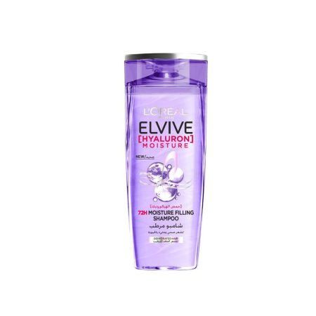 شامپو مرطوب کننده 72 ساعته الویو هیالورون لورال L'oreal Elvive Hyaluron 72H Moisture Filling Shampoo