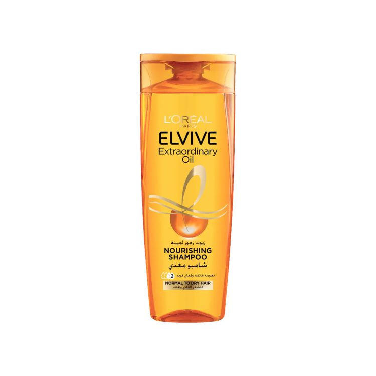 شامپو مغذی موهای خشک الویو لورال L'Oreal Elvive Extraordinary Oil Nourishing Shampoo